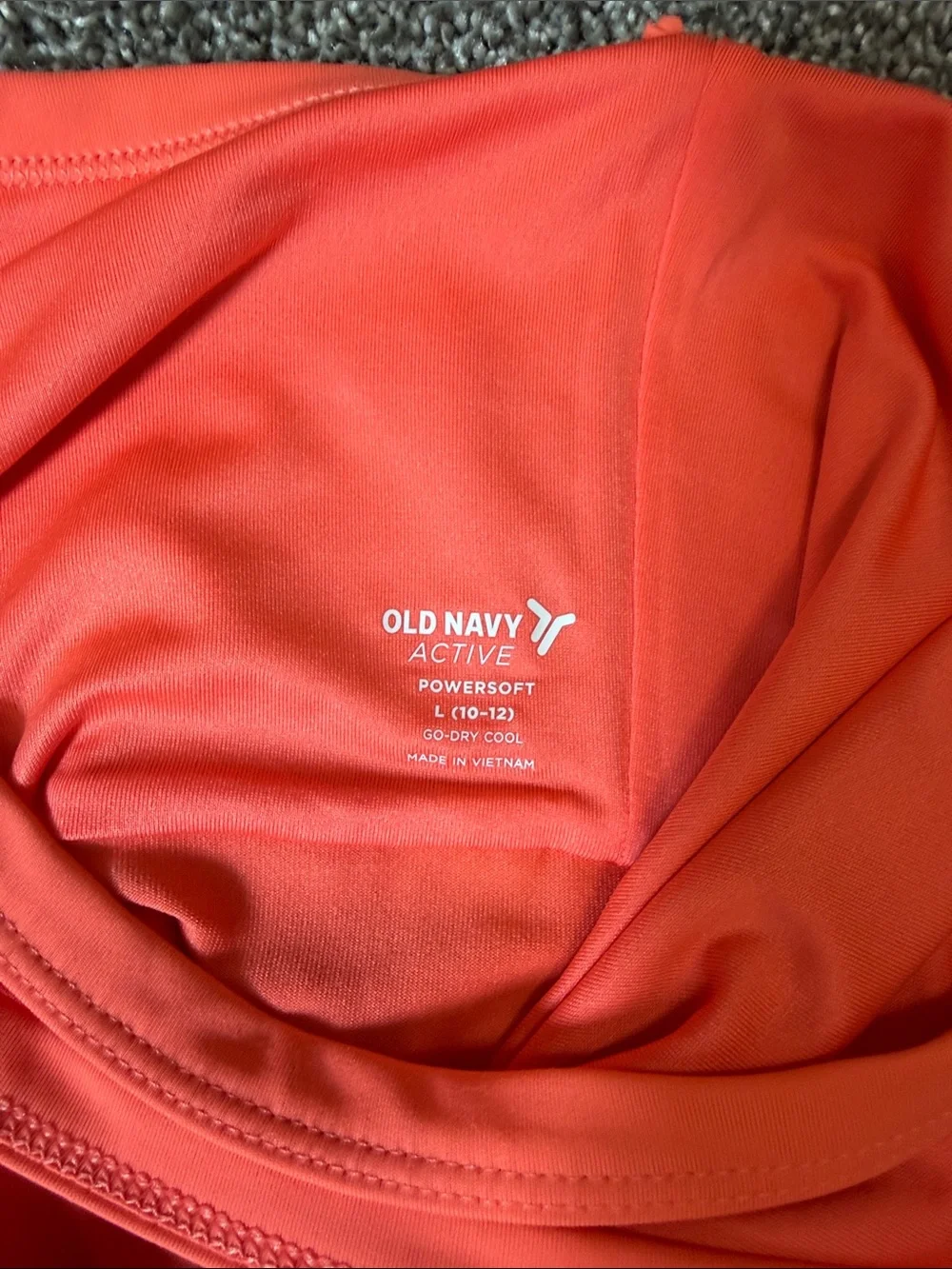 Old Navy skater orange soft